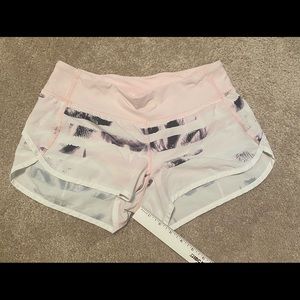 Lulu size 4 speed up shorts.  2.5 inch